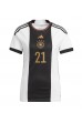 Fotbalové Dres Německo Ilkay Gundogan #21 Dámské Domácí Oblečení MS 2022 Krátký Rukáv